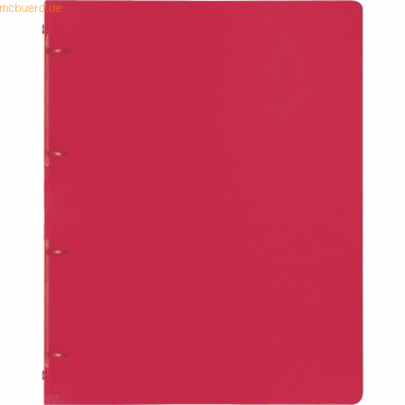 10 x Brunnen Ringbuch Fact!pp A4 16mm 4 Ringe red von Brunnen