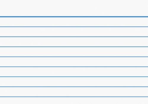 Brunnen 102289100 Karteikarte (A8 liniert, 200 Stück, eingeschweißt) weiß von Brunnen