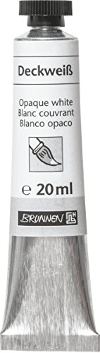 Brunnen 1048804 Deckweiß (Deckfarben, 20 ml) von Brunnen