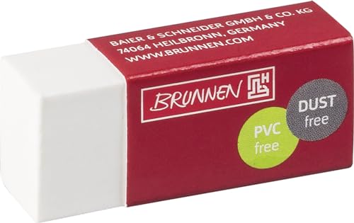 Brunnen Radiergummi - DUST-FREE weiß mini von Brunnen