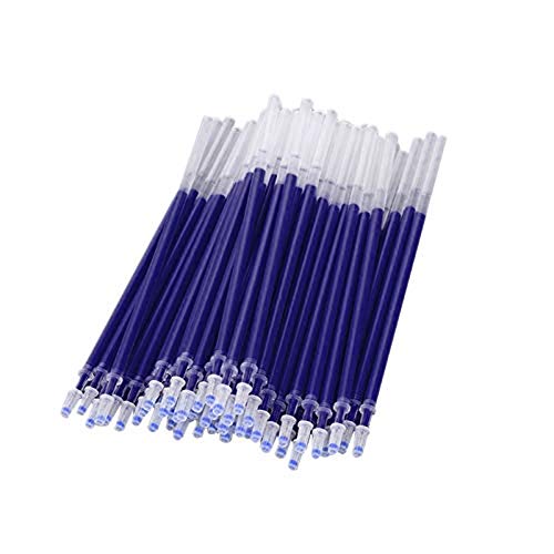 Brüssel08 Gelschreiberminen 0,5 mm für Flüssiggelschreiber, Nachfüllnadel, Schläuche, Kugelschreiber, Ersatzmine, Schwarz/Blau/Rot, 20 Stück blau von Brussels08