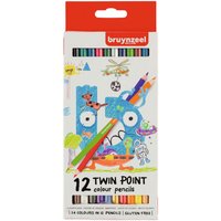 Buntstifte "Twin Point", 12tlg. von Multi