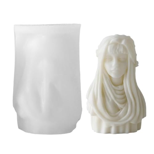 Candle Molds Silikon Candle Mold Goddess Candle Mold Wiederverwendbare Kerze Mold Epoxidharz Mold Craft Supplies Wedding Decoration Mold Resin Casting Candle Making Supplies Wedding Decoration Mold von Bsbkoj