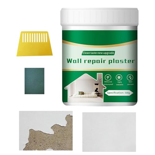 Drywall Patch Kit, Fast Drying Drywall Repair Paste, User Friendly Wall Repair Kit, Drywall Repair Tool, Multipurpose Drywall Repair Kit, Wall Repair Kit With Scraper, Home Wall Repair Kit von Bsbkoj