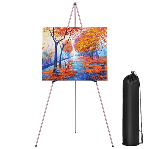 Painting Canvas Holder, Adjustable Art Easel, Foldable Tripod Easel, Portable Easel for Artists, Canvas Board Stand Holder, Art Display Easel Tripod, Anti-Slip Easel Holder, Lightweight Painting von Bsbkoj