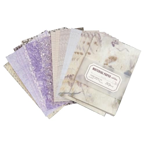 20 Blatt ästhetisches Scrapbooking-Papier, Scrapbooking, Verzierungspapier für Tagebuch, Planer, Bilderrahmen von Btgghytr