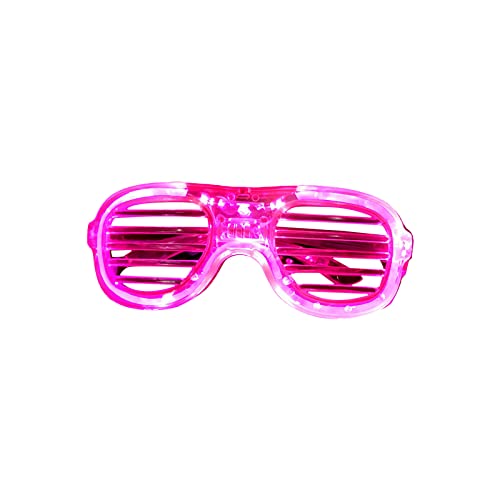 Btruely metallic Partybrillen Bunt Gitterbrille Spaß Spass Brille Atzen Brillen Party Brille (Rosa) von Btruely