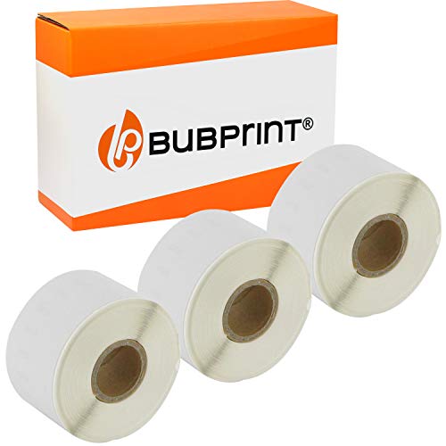 Bubprint 3 Etiketten kompatibel als Ersatz für Dymo 99018 S0722470 für Labelwriter 310 320 330 Turbo 400 Twin Turbo Duo 450 Twin-Turbo Duo SE450 38MM X 190MM von Bubprint