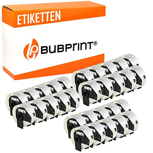 Bubprint 30 Etiketten kompatibel als Ersatz für Brother DK-11208 DK11208 für P-Touch QL1050 QL1060N QL500BW QL550 QL560 QL570 QL580N QL700 QL710W QL720NW QL810W von Bubprint