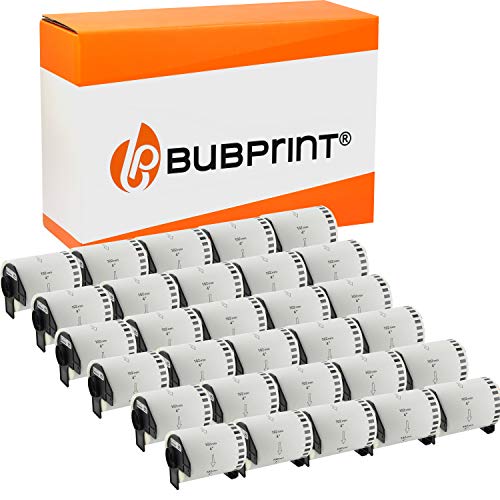 Bubprint 30 Etiketten kompatibel als Ersatz für Brother DK-22243 DK22243 für QL1050 QL1050N QL1060N QL 1060N QL1100 Series 102MM X 30,48M Weiß von Bubprint