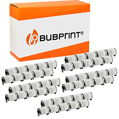 Bubprint 50 Etiketten kompatibel als Ersatz für Brother DK-22243 DK22243 für QL1050 QL1050N QL1060N QL 1060N QL1100 Series 102MM X 30,48M Weiß von Bubprint