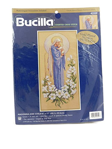 Kreuzstich-Set Madonna und Kind: nach Zählmuster Bucilla von Bucilla