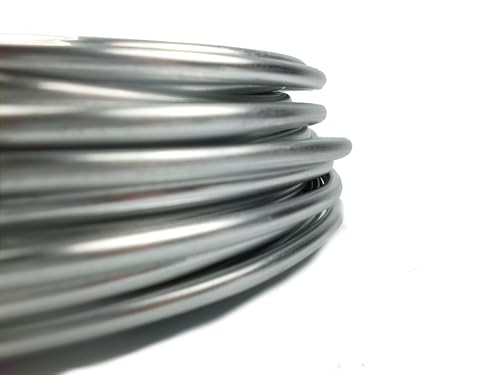 Aluminiumdraht eloxiert 1kg Ring in Ø 1,5/2,0/3,0/5,0mm (1, Ø 5,0mm - ca. 19m) von Buco der Draht