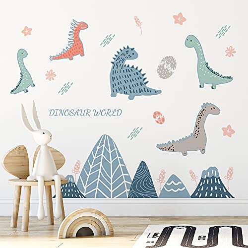 Buer Homie Dinosaurier Deko Kinderzimmer, Dino Wandtattoo Deko Kinderzimmer, Dinosaurier Wandtattoo Kinderzimmer Junge, Wandsticker Deko Wandaufkleber Kinderzimmer Junge, Dino Wandkleber von Buer Homie