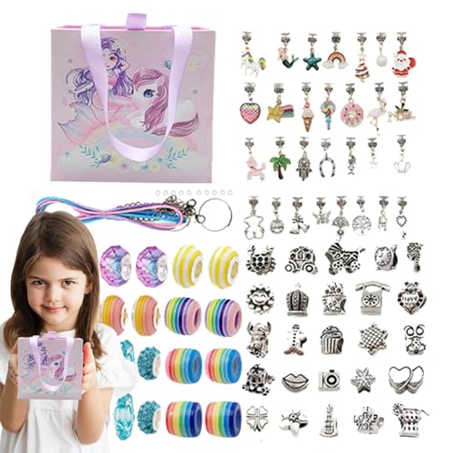 Buerfu Armbandherstellungs-Set, 99-teiliges Schmuck-Set für Teenager-Mädchen, Schmuckherstellungszubehör, kleine Perlen-Handgelenkkette, Bastelset für Kinder von 8–12 Jahren von Buerfu