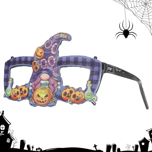 Buerfu Halloween-Partybrille für Kinder,Halloween-Kostüm-Partybrille - Lustige Halloween-Cosplay-Brille,Halloween-Cosplay-Zubehör, Party-Geschenk, Brille für Kinder, Kostüm-Zubehör, Geschenk für von Buerfu