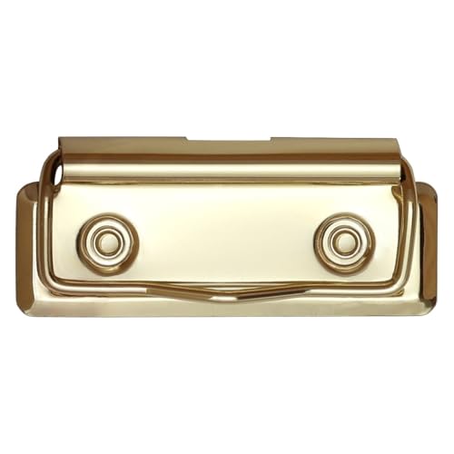 Bütic Bügelklemme in 8 verschiedenen Farben, Pack mit:1 Stück, Klemme:Bügelklemme gold 70 mm von Bütic GmbH