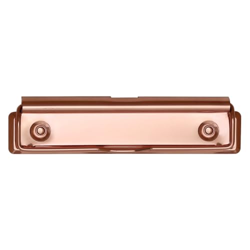 Bütic Bügelklemme in 8 verschiedenen Farben, Pack mit:1 Stück, Klemme:Bügelklemme roségold 120 mm von Bütic GmbH