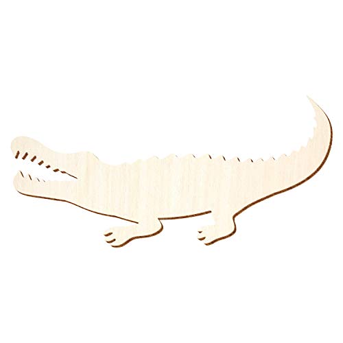 Holz Alligator - 3-50cm Breite - Basteln Deko, Größe:6cm, Pack mit:10 Stück von Bütic GmbH