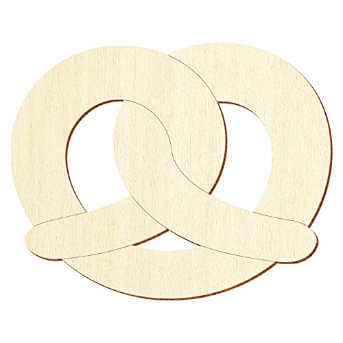 Holz Brezel V2 - Deko Basteln 5-50cm, Pack mit:1 Stück, Breite:11cm breit von Bütic GmbH