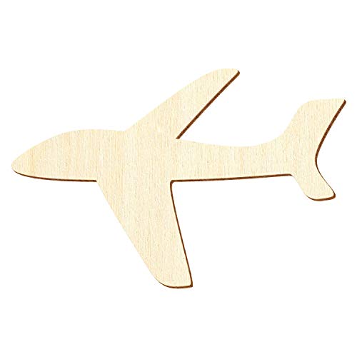 Holz Flugzeug - Deko Basteln 3-50cm, Pack mit:10 Stück, Größe:29cm von Bütic GmbH