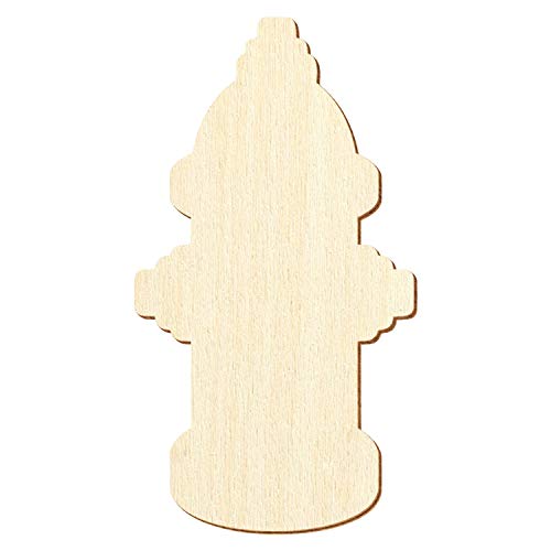 Holz Hydrant - Deko Basteln 3-50cm, Größe:50cm, Pack mit:1 Stück von Bütic GmbH