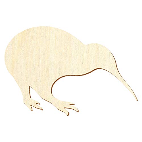 Holz Kiwi Vogel - 3-50cm Breite - Basteln Deko, Größe:6cm, Pack mit:50 Stück von Bütic GmbH