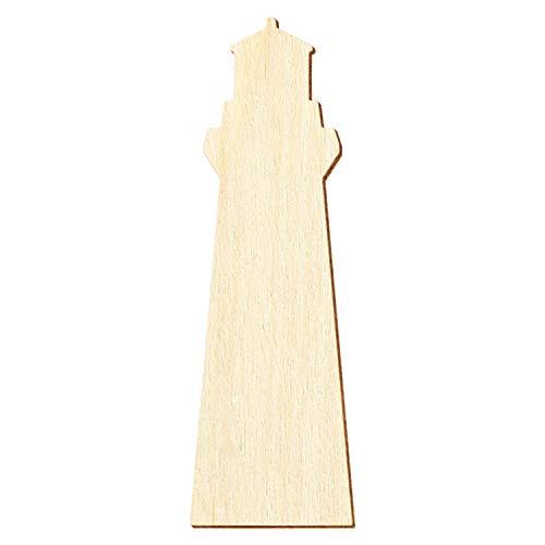 Holz Leuchtturm V1 - Deko Basteln 3-50cm, Pack mit:1 Stück, Höhe:21cm hoch von Bütic GmbH