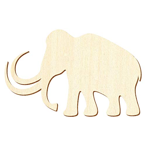 Holz Mammut - Deko Zuschnitte Größenauswahl, Größe:50cm, Pack mit:1 Stück von Bütic GmbH