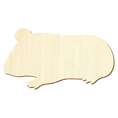 Holz Meerschweinchen V1 - Deko Basteln 3-50cm, Pack mit:1 Stück, Breite:15cm breit von Bütic GmbH