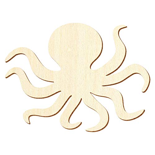 Holz Oktopus - Deko Basteln 5-50cm, Pack mit:1 Stück, Größe:14cm von Bütic GmbH