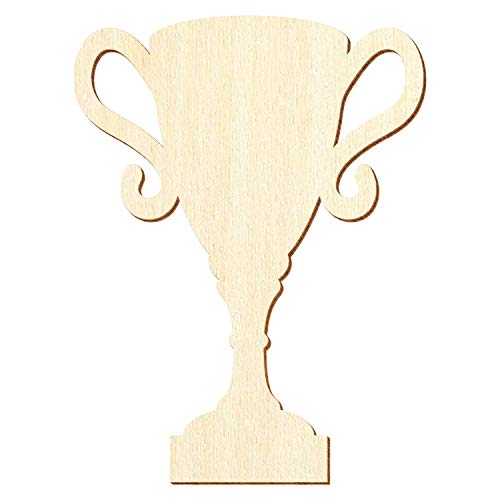 Holz Pokal - Deko Basteln 5-50cm, Größe:22cm, Pack mit:1 Stück von Bütic GmbH