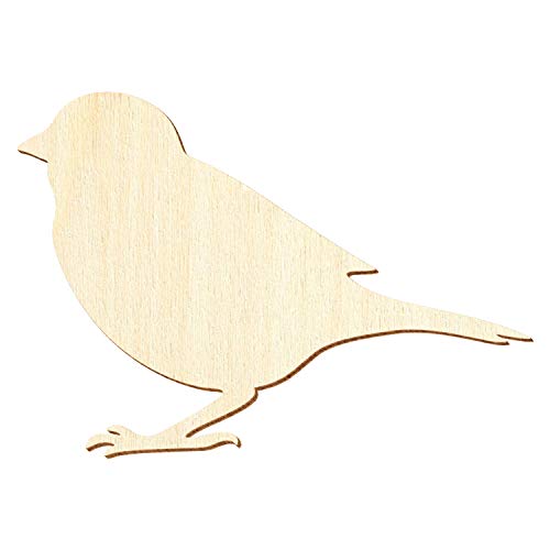 Holz Spatz - Deko Basteln 3-50cm, Größe:10cm, Pack mit:25 Stück von Bütic GmbH