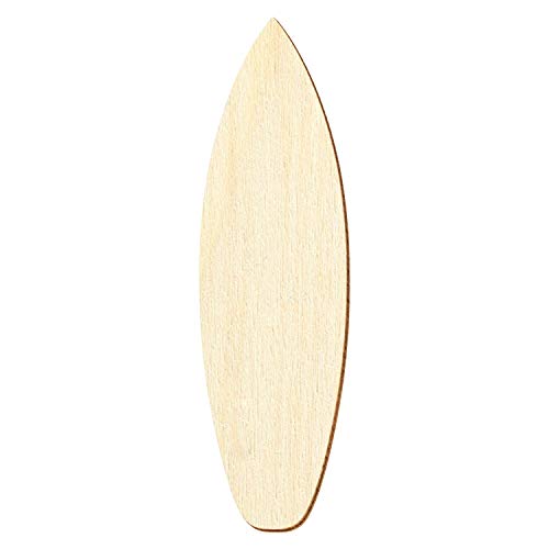 Holz Surfboard - Deko Basteln 3-50cm, Größe:40cm, Pack mit:1 Stück von Bütic GmbH