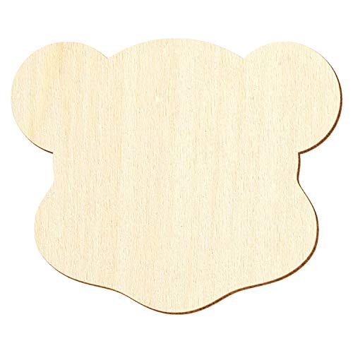 Holz Teddybärkopf - Deko Basteln 3-50cm, Größe:30cm, Pack mit:1 Stück von Bütic GmbH