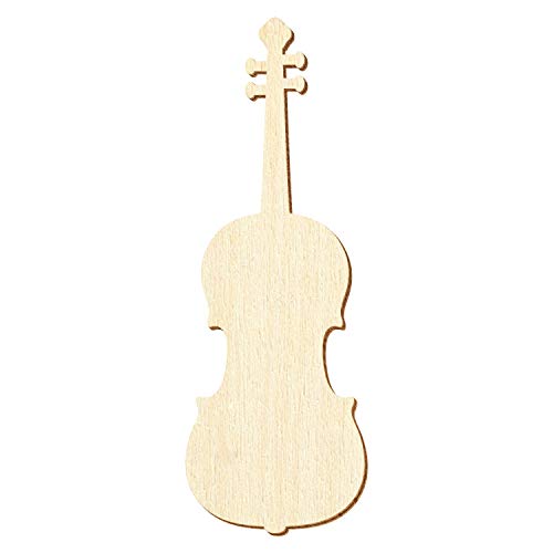 Holz Violine - Deko Zuschnitte Größenauswahl, Größe:35cm, Pack mit:1 Stück von Bütic GmbH