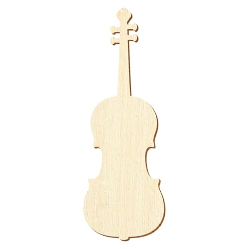 Holz Violine - Deko Zuschnitte 5-50cm, Größe:50cm, Pack mit:1 Stück von Bütic GmbH