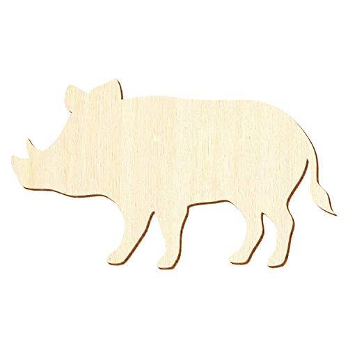 Holz Wildschwein - 3-50cm Breite - Basteln Deko, Größe:45cm, Pack mit:1 Stück von Bütic GmbH