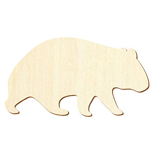 Holz Wombat - Deko Basteln 3-50cm, Pack mit:1 Stück, Breite:32cm breit von Bütic GmbH