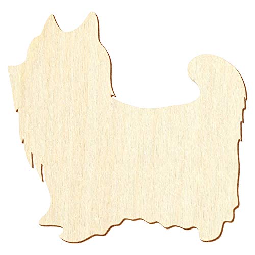 Holz Yorkshire Terrier - Deko Basteln 3-50cm, Größe:9cm, Pack mit:1 Stück von Bütic GmbH