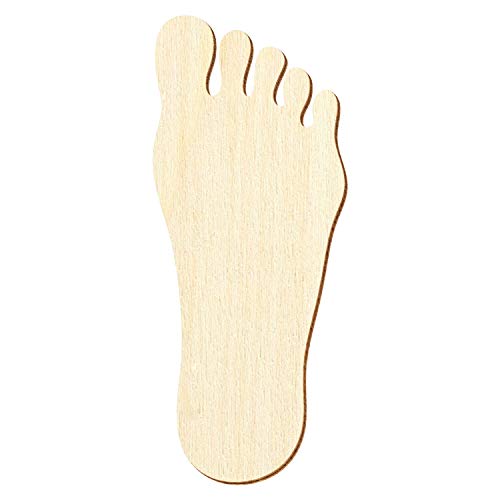 Menschlicher Holz Fuß - Deko Basteln 3-50cm, Größe:22cm, Pack mit:1 Stück von Bütic GmbH