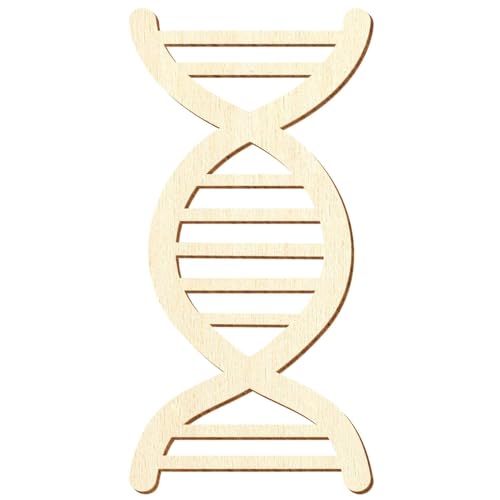 Holz DNA Strang Größe 5-50cm, einzeln oder im Set mit 10, 25, 50 und 100 Stück erhältlich. Zum Basteln und Bemalen., Pack mit:1 Stück, Höhe:10cm hoch von Bütic