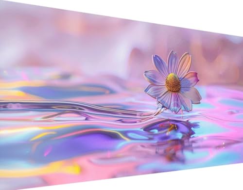 5D Diamond Painting Blume Diamond Art Anlage Diamant Painting Bilder, Diamond Painting Erwachsene Groß XXL 100x200cm Quadrat Diamond Painting Set für Wohnzimmer Schlafzimmer Wanddeko Geschenk 0-0 von Bugufen