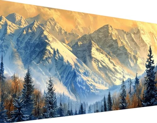 5D Diamond Painting Fallen Diamond Art Landschaft Diamant Painting Bilder, Diamond Painting Erwachsene Groß XXL 30x60cm Round Diamond Painting Set für Wohnzimmer Schlafzimmer Wanddeko Geschenk z-1 von Bugufen