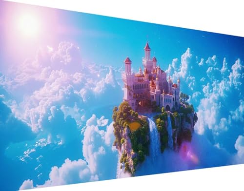 5D Diamond Painting Landschaft Diamond Art Fallen Diamant Painting Bilder, Diamond Painting Erwachsene Groß XXL 100x200cm Quadrat Diamond Painting Set für Wohnzimmer Schlafzimmer Wanddeko Geschenk 8-2 von Bugufen