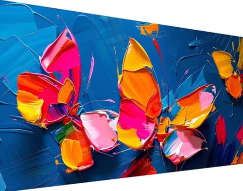 5D Diamond Painting Tier Diamond Art Schmetterling Diamant Painting Bilder, Diamond Painting Erwachsene Groß XXL 30x60cm Quadrat Diamond Painting Set für Wohnzimmer Schlafzimmer Wanddeko Geschenk 3-U von Bugufen