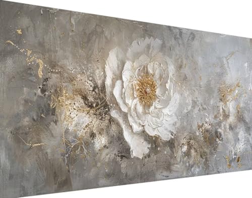 Blume Diamond Painting Bilder, 5D Diamond Painting Blume Daiments Painting Erwachsene Groß XXL 100x200cm Quadrat Diamond Art Painting Kinder Stickerei Kreuzstich Set, Wand Zimmer Deko Aesthetic g-8 von Bugufen