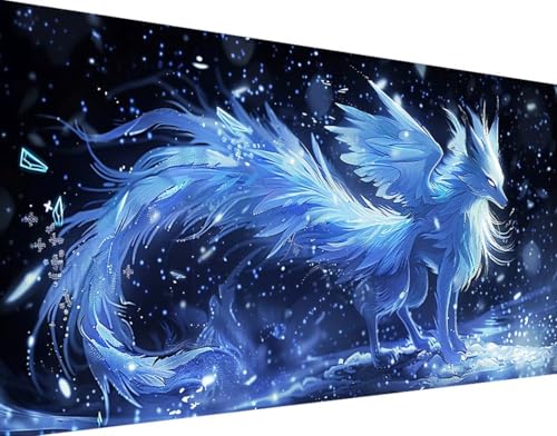 DIY 5D Diamond Painting Tier Diamond Art Fuchs Diamant Painting Bilder, Diamond Painting Erwachsene Groß XXL 30x60cm, Quadrat Diamond Painting Set für Wohnzimmer Schlafzimmer Wanddeko Geschenk h-7 von Bugufen