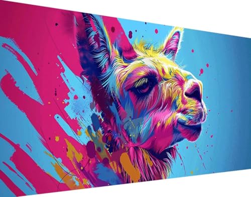 Lamm Diamond Painting Bilder, 5D Diamond Painting Tier Daiments Painting Erwachsene Groß XXL 100x200cm Quadrat Diamond Art Painting Kinder Stickerei Kreuzstich Set, Wand Zimmer Deko Aesthetic 6-W von Bugufen