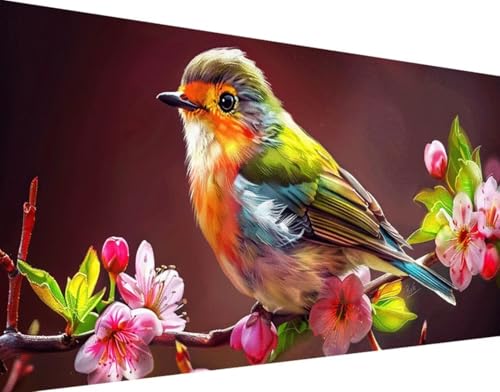 Tier Diamond Painting Bilder, 5D Diamond Painting Vogel Daiments Painting Erwachsene Groß XXL 100x200cm Quadrat Diamond Art Painting Kinder Stickerei Kreuzstich Set, Wand Zimmer Deko Aesthetic n-5 von Bugufen